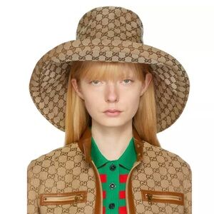 Gucci GG Wide Brim Bucket Hat